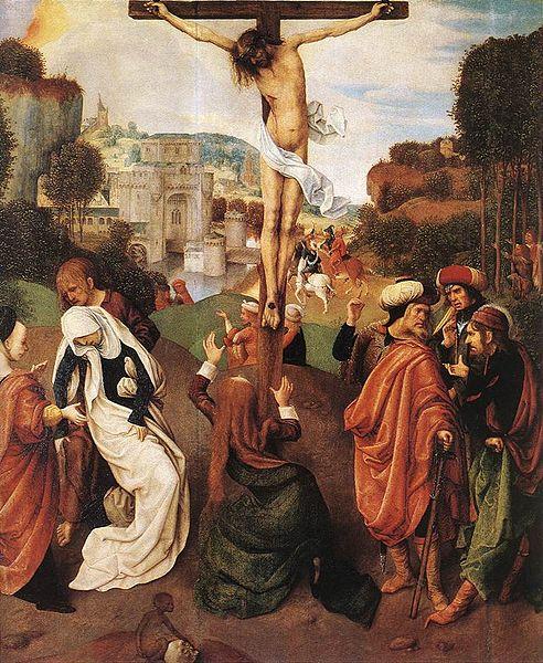 Master of Virgo inter Virgines Crucifixion Sweden oil painting art